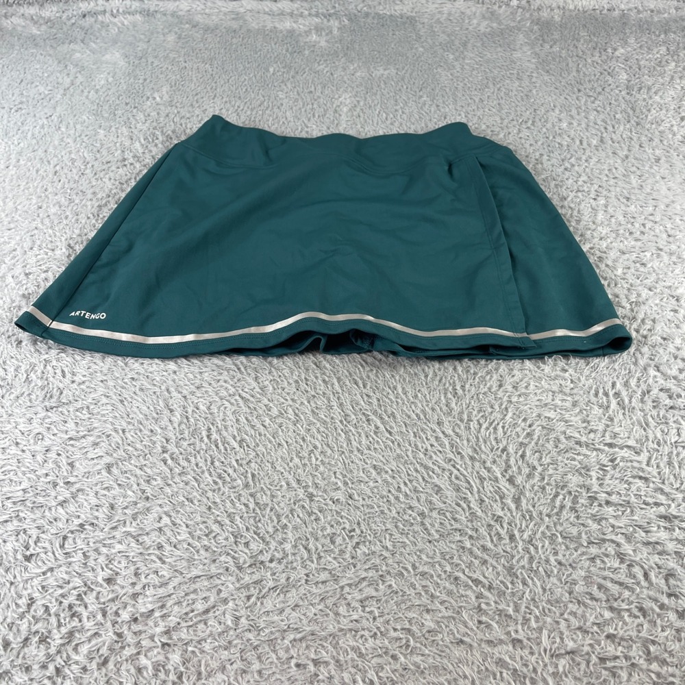 Artengo Tennis Skirt Teal Green Built in Shorts Athletic Sports Size Medium